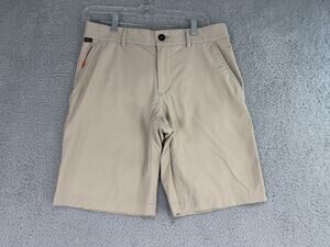 KJUS Shorts Mens 32(31) Regular Fit Beige Cream Iver 9.5" Golf Chino